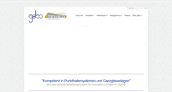Desktop Screenshot of gebo-net.com