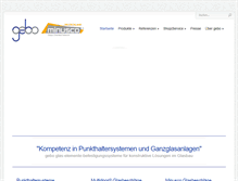 Tablet Screenshot of gebo-net.com